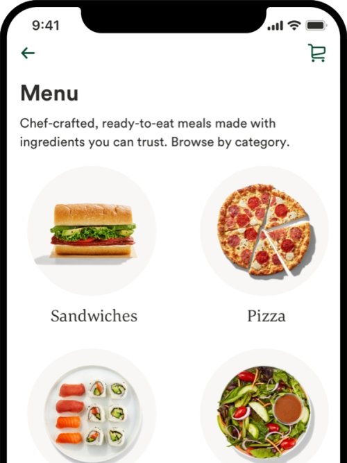 Whole Foods Market UK shopping website on a smartphone